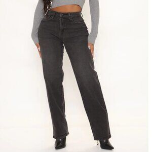 Fashion Nova Night Out In New York Straight Leg Jeans, sz 5. 2 for $20